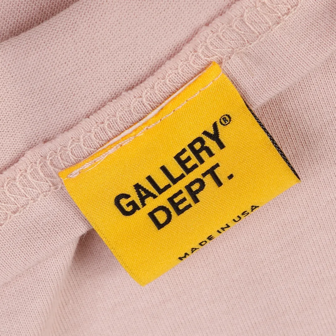 GALLERY.DEPT Summer new short-sleeved style No.: D3125#P106 Color: Gray Pink Size: S M L XL